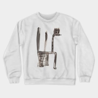 Abstract cat Crewneck Sweatshirt